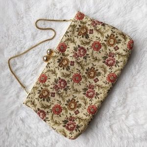 Vintage Floral Clutch
